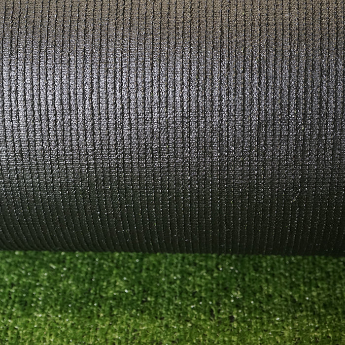 Tappeto di erba artificiale verde 1x30 m, filo 7 mm, 1 strato PP e rete PU