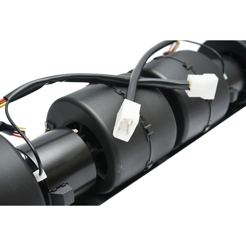 Termoventilatore da 12V per Fiat, New Holland, Case IH, codice OEM 82002761, 82004366, KL080028