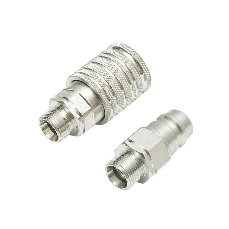 Valvola di passaggio maschio/femmina con raccordo M20×1,5 mm, con filettatura esterna. Breckner Germany