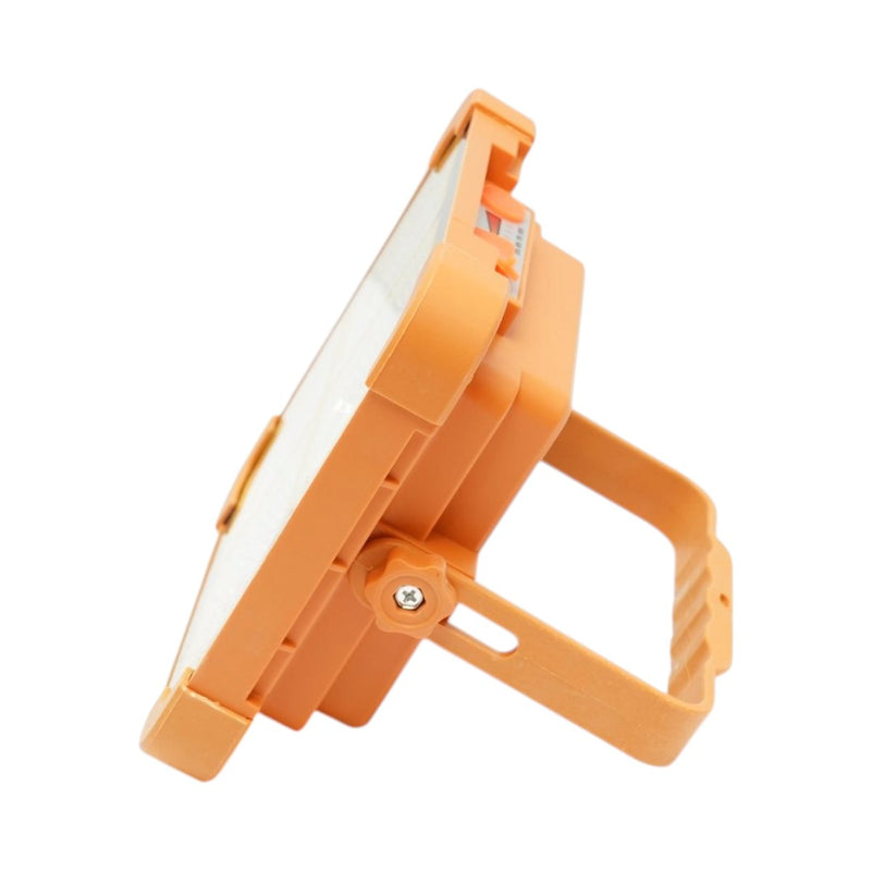 Faretto LED portatile da 100 W con pannello solare da 1,5 W, batteria da 3600 mAh, 6 modalità di illuminazione, magnete, gancio e funzione power bank USB (210x170x55 mm) Breckner Germany