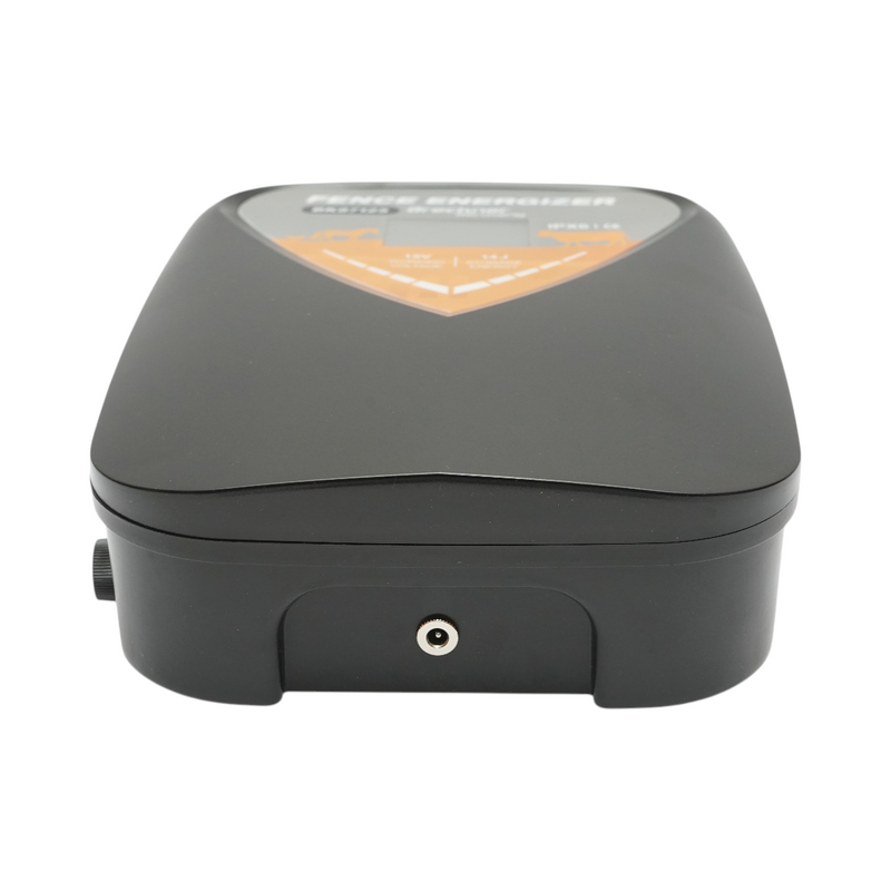 Elettrificatore per recinto elettrico 14 Joule, 12V/220V, 140 km con display LCD IPX6