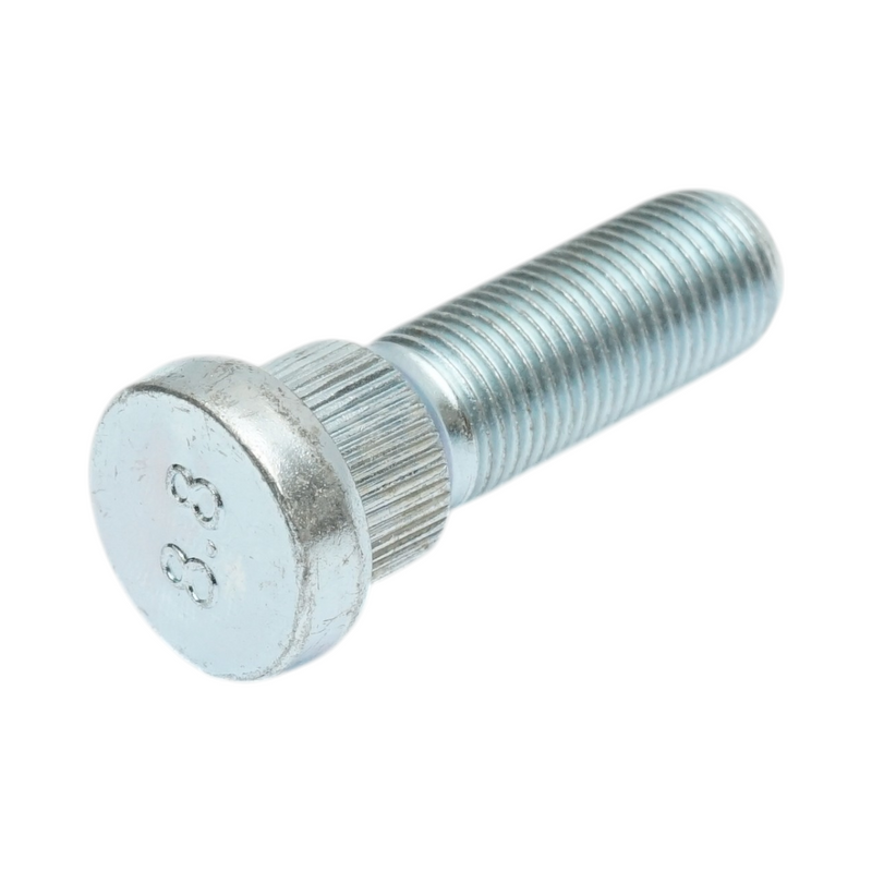 Prigioniero ruota anteriore per Ford, Case IH e Massey Ferguson, lunghezza 50,4 mm, filettatura 1/2-20 UNF, codici OEM 528803R1 e 453769R1.