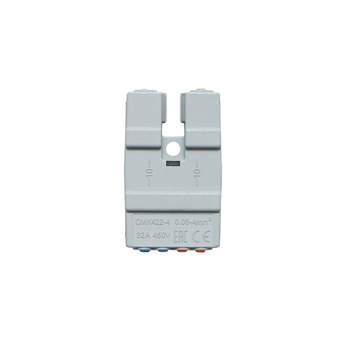 Connettore rapido per cavo 32A 450V, 6 poli 0,08-4mm Leader