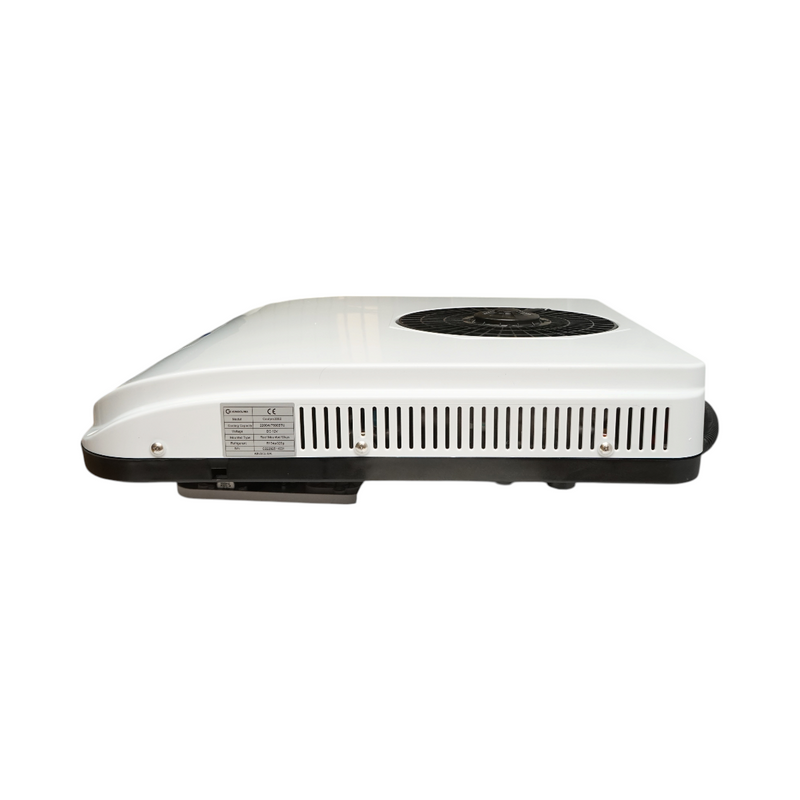 Climatizzatore fisso per veicoli e macchinari industriali AC universale 12V, 2200W, 7600 BTU con telecomando