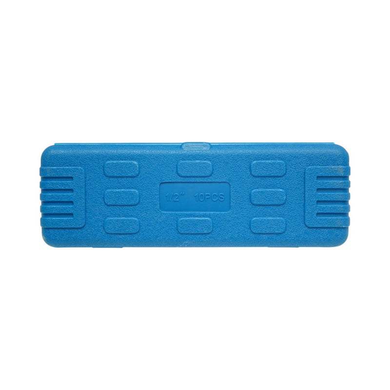 Set di 10 bussole a impatto lunghe con attacco da 1/2" (10–24 mm), Cr-Mo Breckner Germany