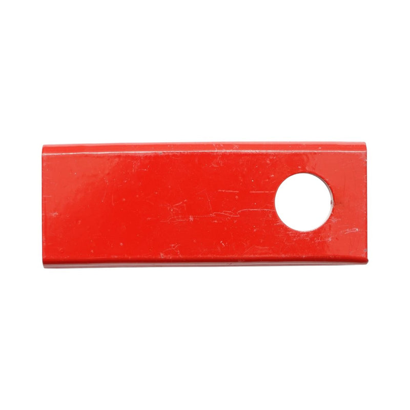 Coltello sinistro per falciatrice rotativa 120 × 48 × 4 mm, foro Ø 18,5 mm. Breckner Germany