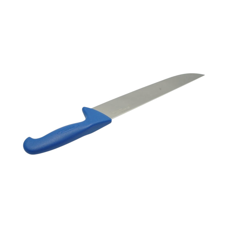 Coltello da macellaio professionale da 26 cm, lama in acciaio 5Cr15MoV, manico in nylon blu Breckner Germany