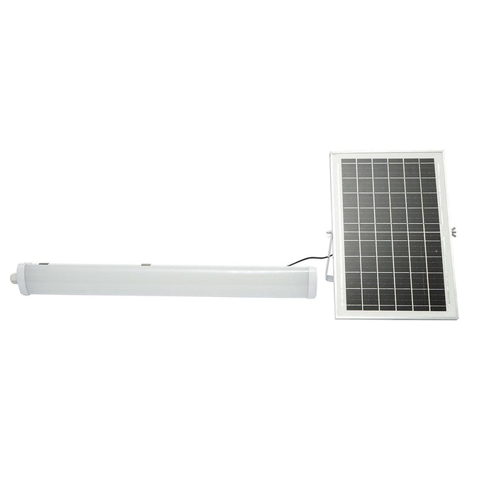 Lampada LED 300W, 6500K con pannello solare policristallino, telecomando e batteria 7200mAh IP20