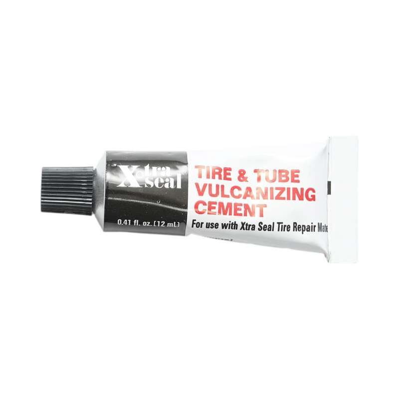 X-TRA SEAL 27-003 Kit di vulcanizzazione a freddo per pneumatici tubeless, comprensivo di stringhe di riparazione, adesivo, utensile di inserimento a punta e alesatore.