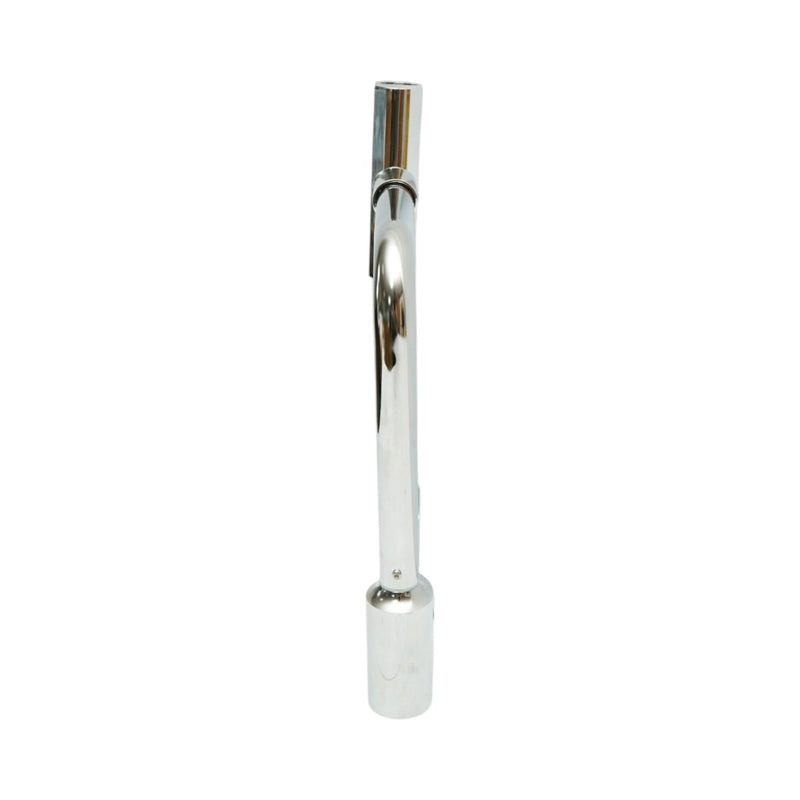 Rubinetto per lavello cucina con getto a cascata, 4 modalità di flusso, bocca girevole a 360°, comando monocomando, finitura cromata lucida, lega di zinco, tubi flessibili inclusi.