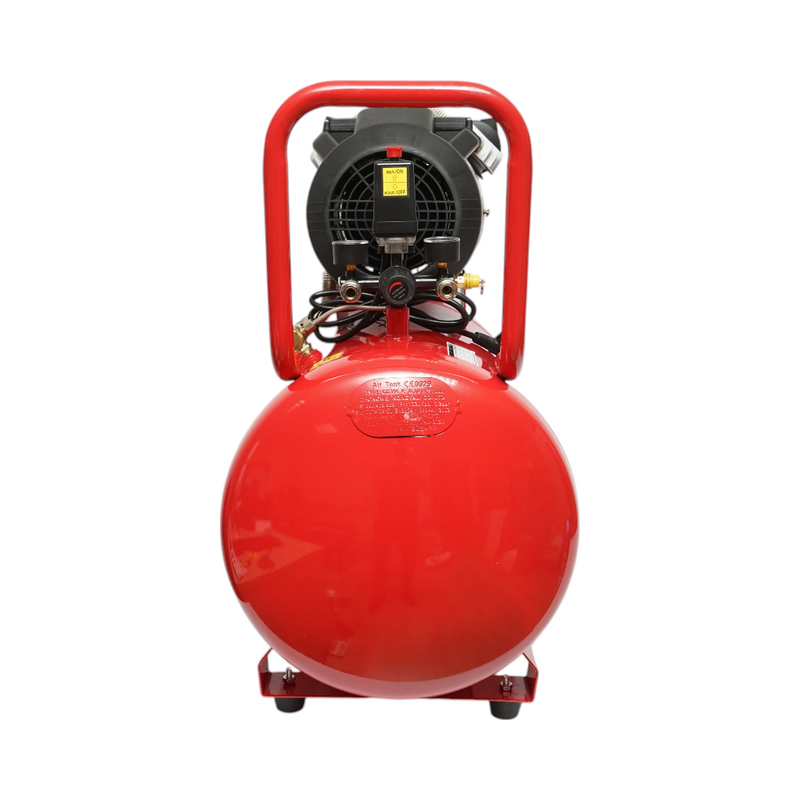 Compressore d'aria 100L, motore a V a 2 cilindri 2,2KW/2HP, pressione massima 8 bar, volume di aspirazione aria 370 L/min THOR