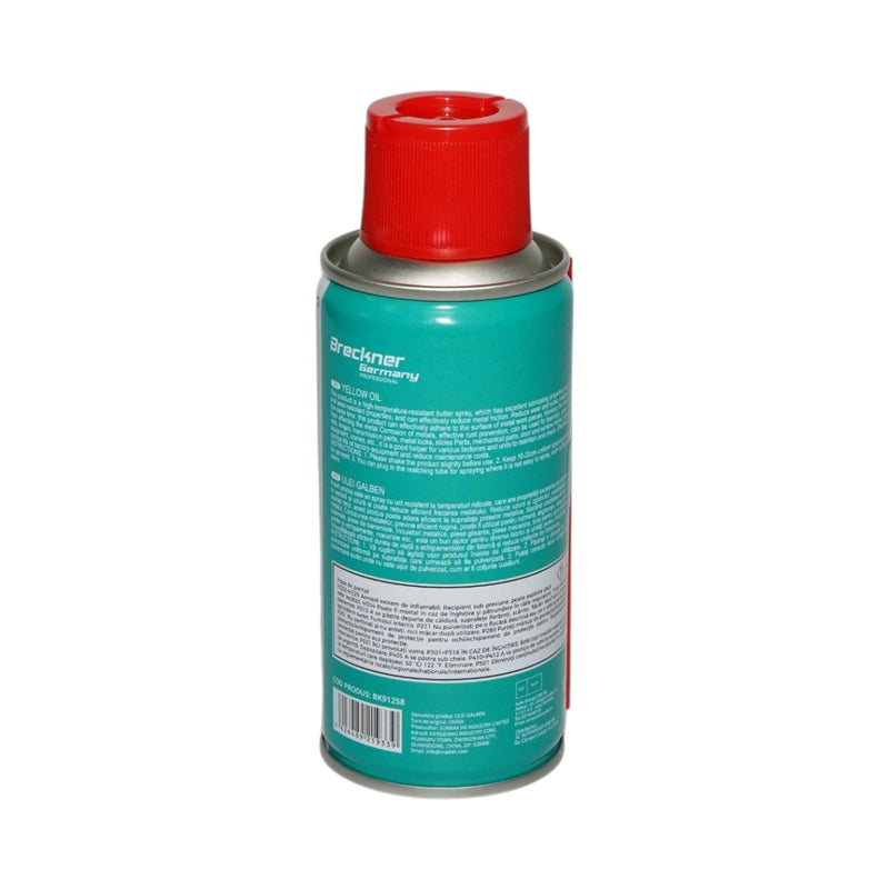 Olio lubrificante giallo spray 100ml Breckner Germany
