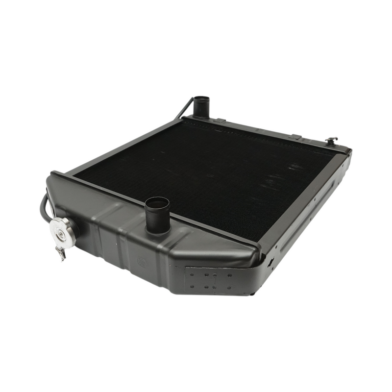 Radiatore di raffreddamento motore Ford, massa radiante a 4 file 600x480x65 mm, codice OEM 81817280, C7NN8005L, D8NN8005PA, C7NN8005E, 4826