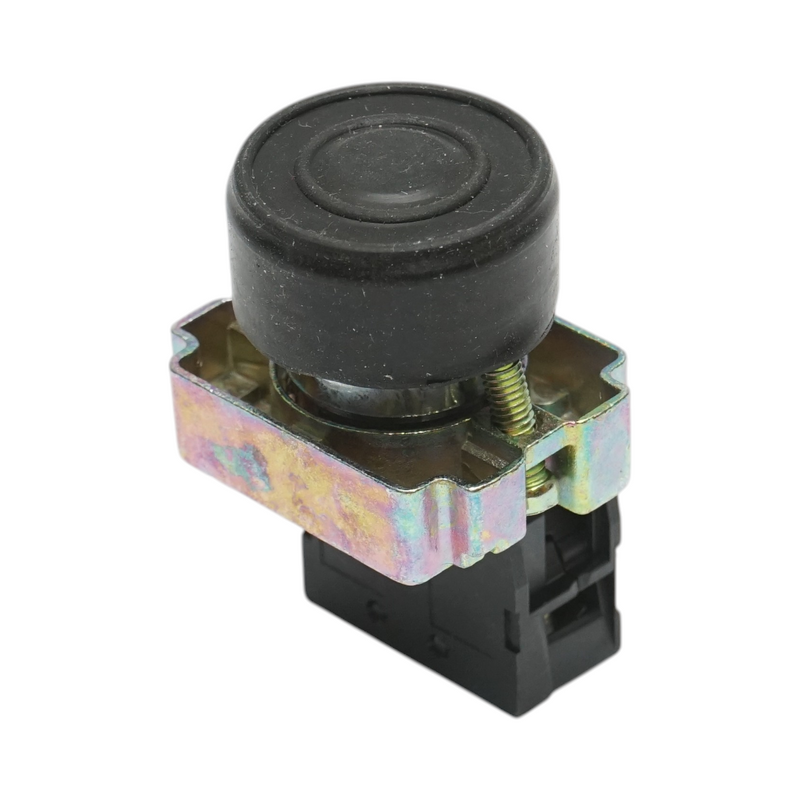 Pulsante di comando nero con protezione IP65, 1NO, 400V/10A, LAY5 Breckner Germany
