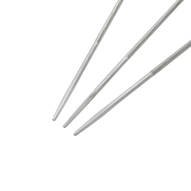 Set di 3 lime tonde per affilatura motoseghe, 4x200 mm (5/32 di pollice)