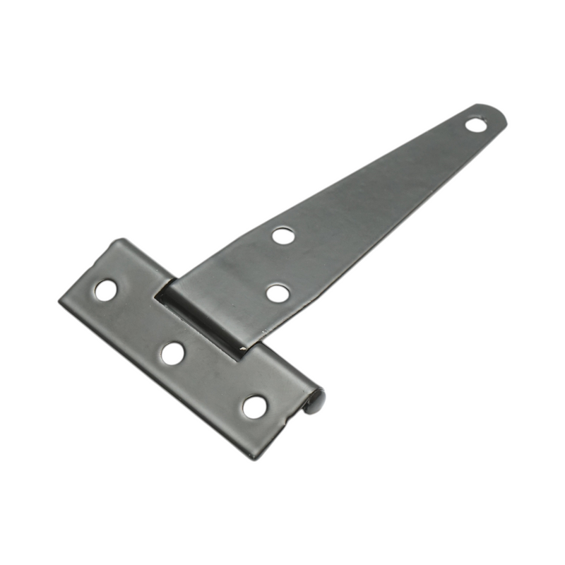 Cerniera a T per cancelli, 65x121 mm, acciaio nero, viti incluse