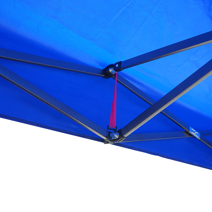 Gazebo blu 2x2 m, altezza regolabile, pieghevole Breckner Germany