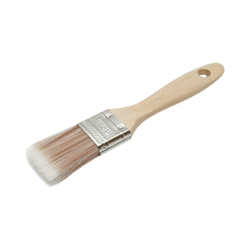 Set di 3 pennelli piatti (25 mm, 38 mm, 50 mm), setole in PET, manico in legno Breckner Germany