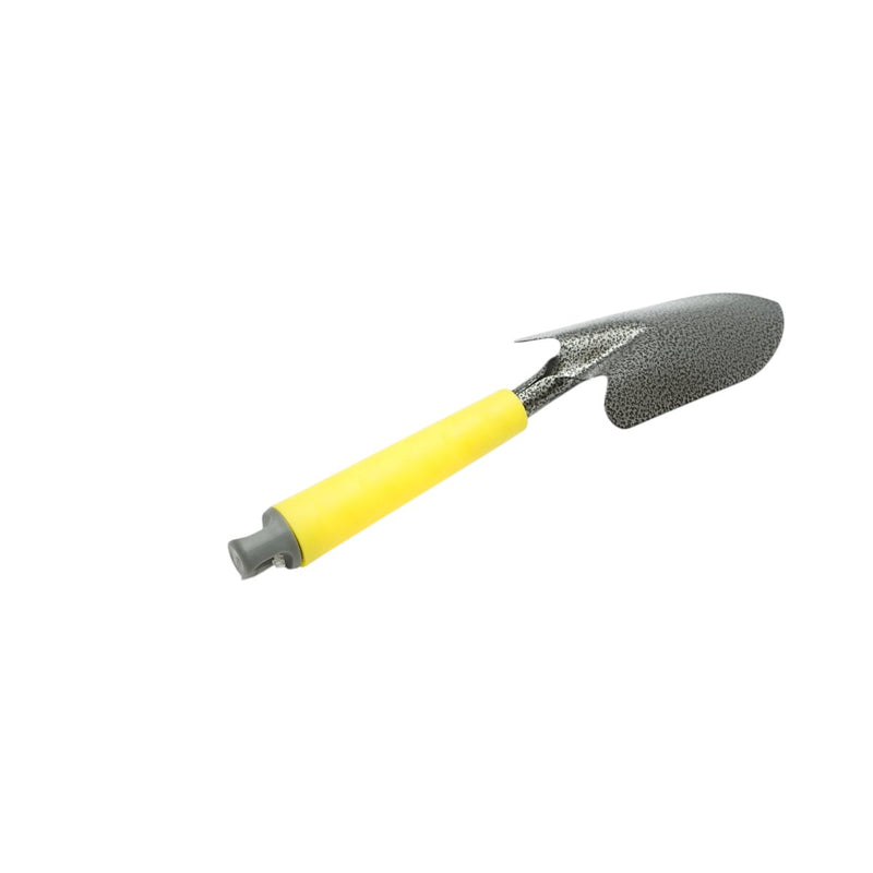 Paletta da giardinaggio Crownman in acciaio al carbonio con punta a lancia (85x340 mm) e impugnatura ergonomica in PP