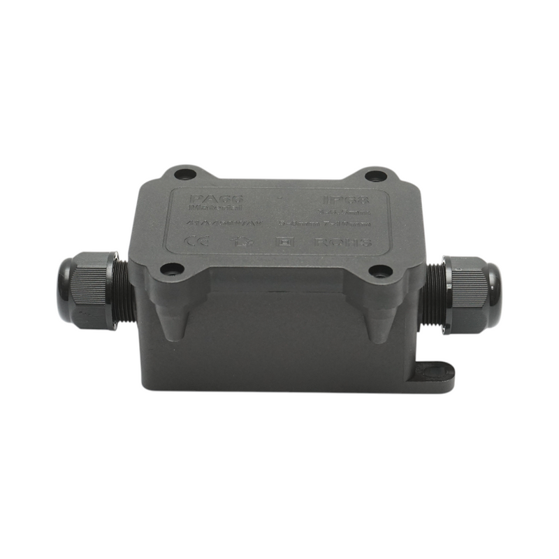 Scatola di derivazione stagna con pressacavi, 41 A 450 V CA, 3 ingressi (3–10 mm), IP68, Longroad