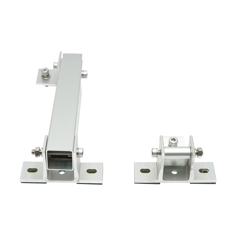 Set di supporti e sistema di montaggio per pannelli solari, inclinazione regolabile (10–15 gradi), Sistema A (20 mm)
