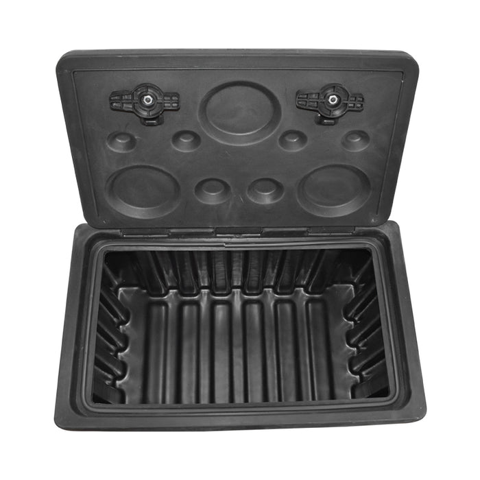 Cassetta per attrezzi senza supporto, in plastica nera 460x580x800 mm