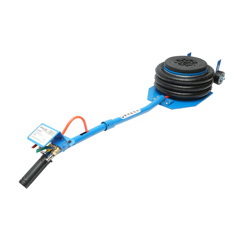 Cric pneumatico professionale con manico lungo, portata 3 t, escursione 150-400 mm Breckner Germany