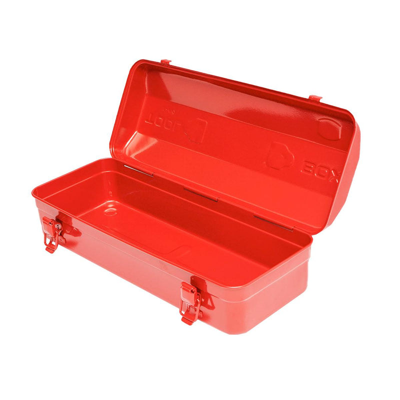Cassetta degli attrezzi in metallo rossa 430x170x130mm, Cassetta portautensili in metallo