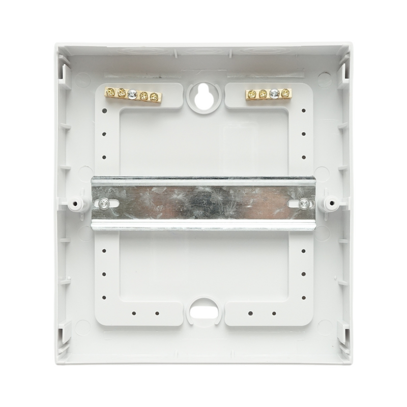 Pannello portafusibili da superficie 8 moduli 200x185x95mm IP40 Breckner Germany