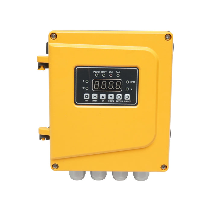 POMPA SOMMERSA 600W, 48V, portata 3.3 m³/h, diametro 75 mm, con controller per pannello solare fotovoltaico Breckner Germany