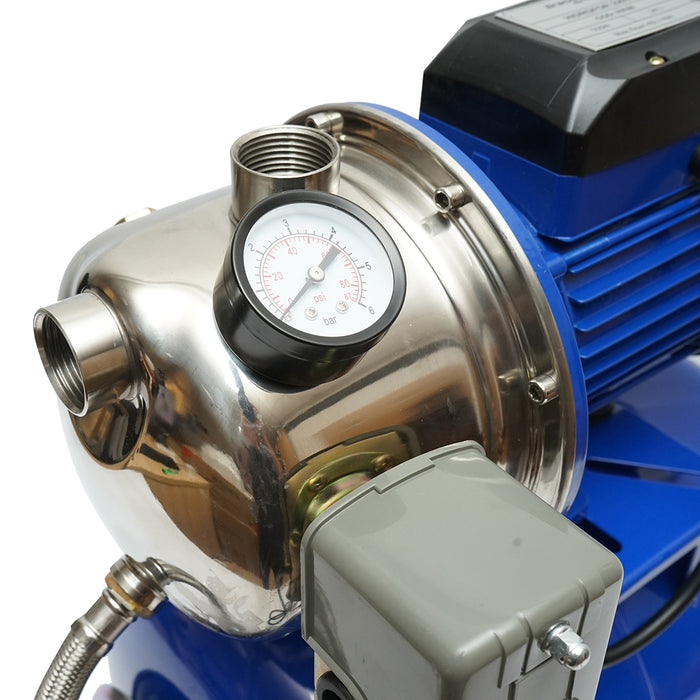 Idroforo acqua 550W 220V, portata 45 L/min, H35m, serbatoio 24L, velocità 2850 r/min AUTOJS80S Breckner Germany