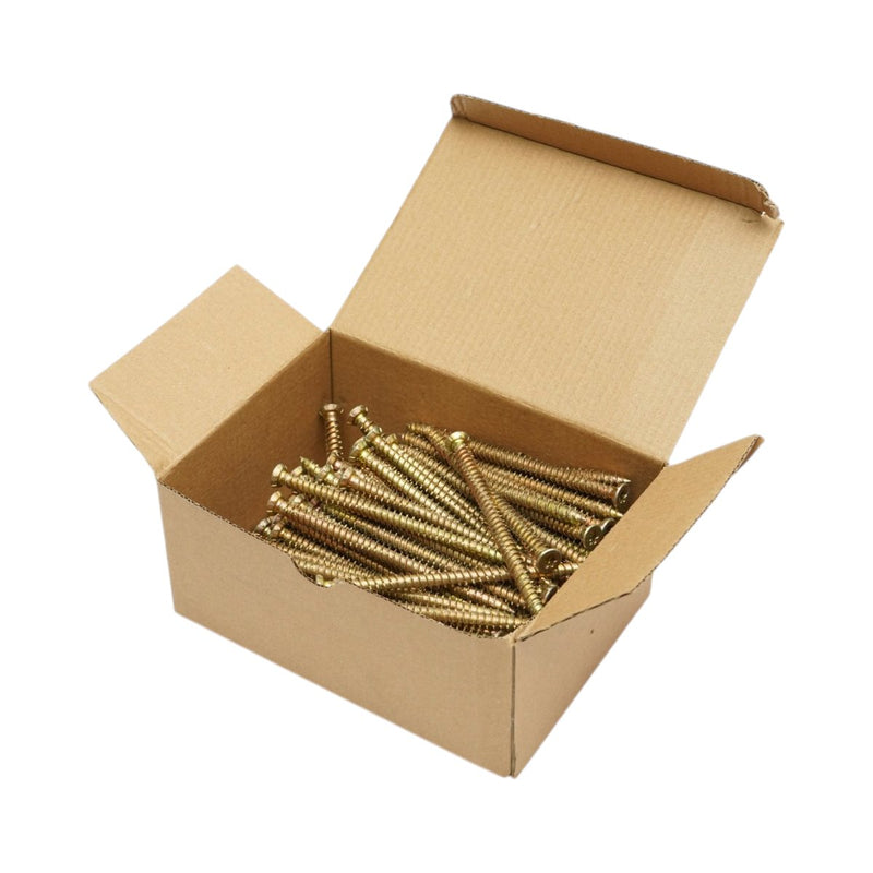Vite per il fissaggio di serramenti 7,5x112 mm, Torx TX30, acciaio zincato giallo, 100 pz/scatola