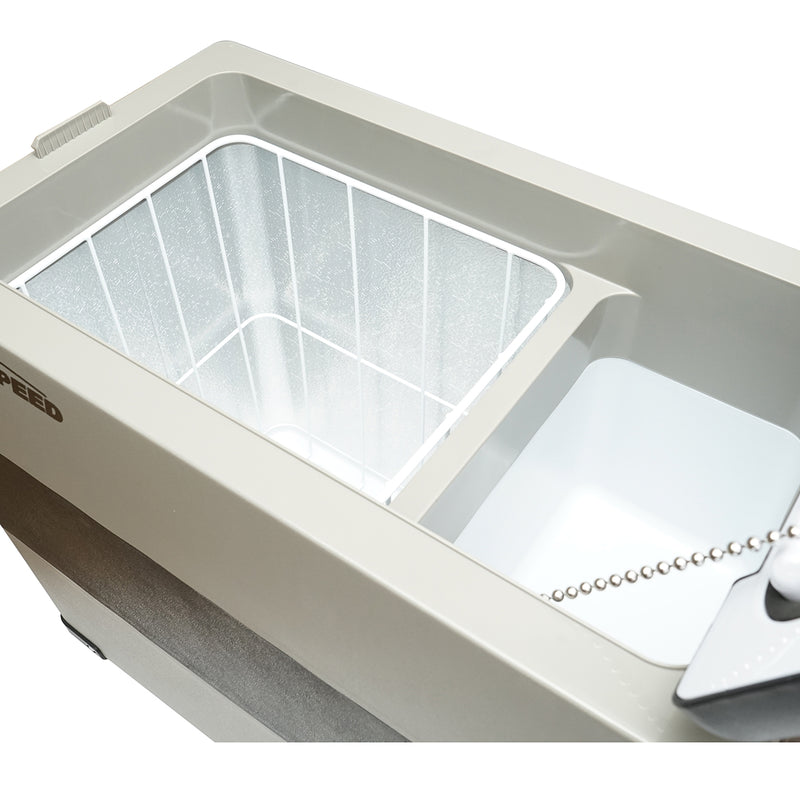 Frigorifero per auto con compressore 60W, capacità 49,4L, tensione di alimentazione 12-24-220V, schermo LCD, 690x346x524mm CF55 AUTOSPEED