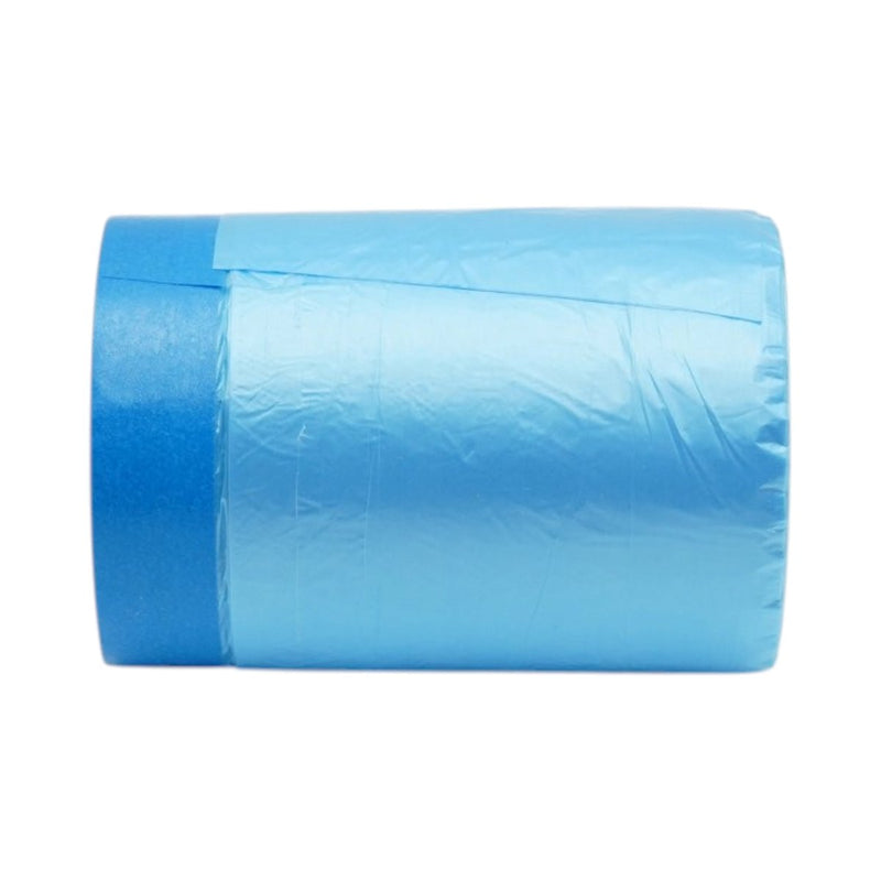 Pellicola protettiva HighPower per tinteggiatura e decorazione con nastro di mascheratura blu (550 mm x 25 m)