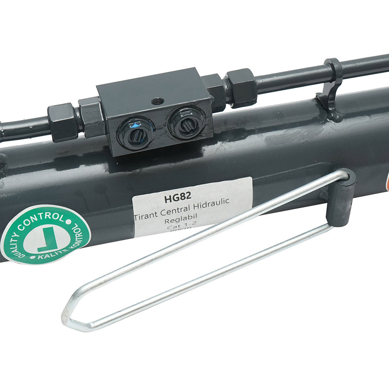 Terzo punto idraulico – Categoria 1–2 Lunghezza chiuso: 600 mm  Corsa utile: 280 mm