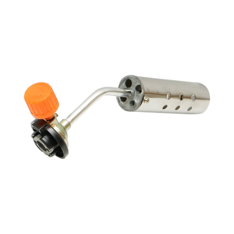Testina per cannello a gas, accensione manuale, rotazione a 360°, potenza termica di 3600 kcal, fiamma regolabile fino a 1300°C (Canon Torch)