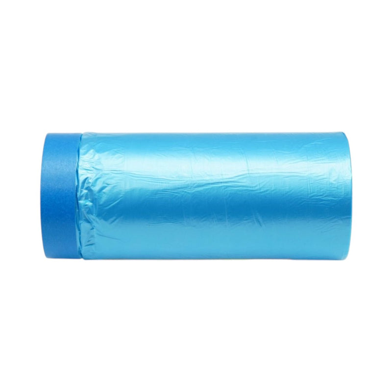 Pellicola protettiva HighPower per tinteggiatura e decorazione con nastro di mascheratura blu, 1100 mm x 25 m