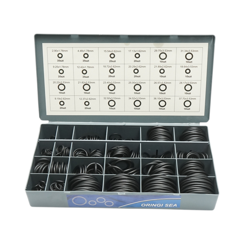 Kit di O-ring in HNBR (pollici/metrici), 900 pezzi