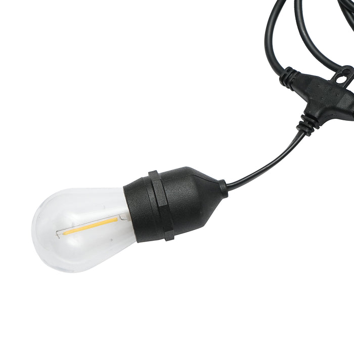 Sistema di illuminazione da esterno a LED 12 prese E27, cavo da 6 m, 220 V IP44