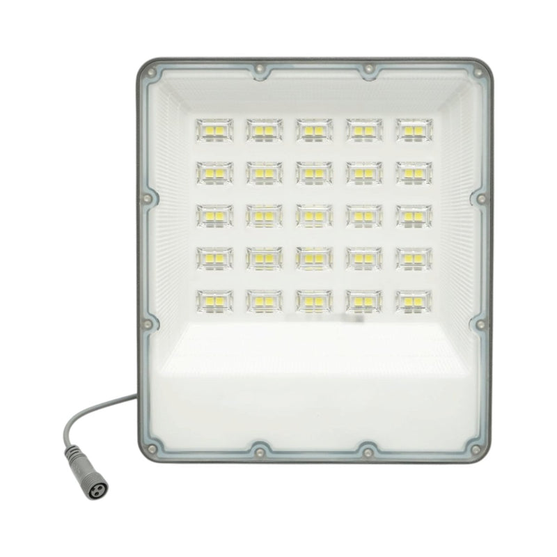 Faro LED da 200 W, 6500 K, con pannello solare bifacciale da 20 W, batteria LiFePO4 da 10.000 mAh e telecomando (IP66) Breckner Germany