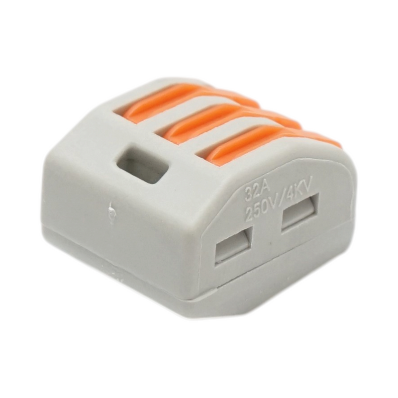 Connettore rapido per cavi elettrici 3 poli, 0,08-4 mm², 32 A, 250 V Longroad