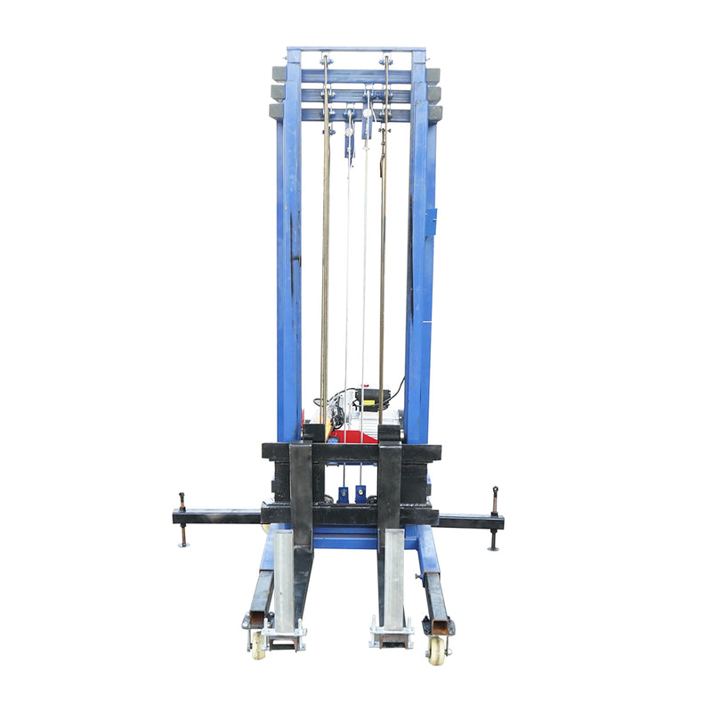 Sollevatore elettrico per materiali edili da 300 kg, altezza massima 5 m con telecomando