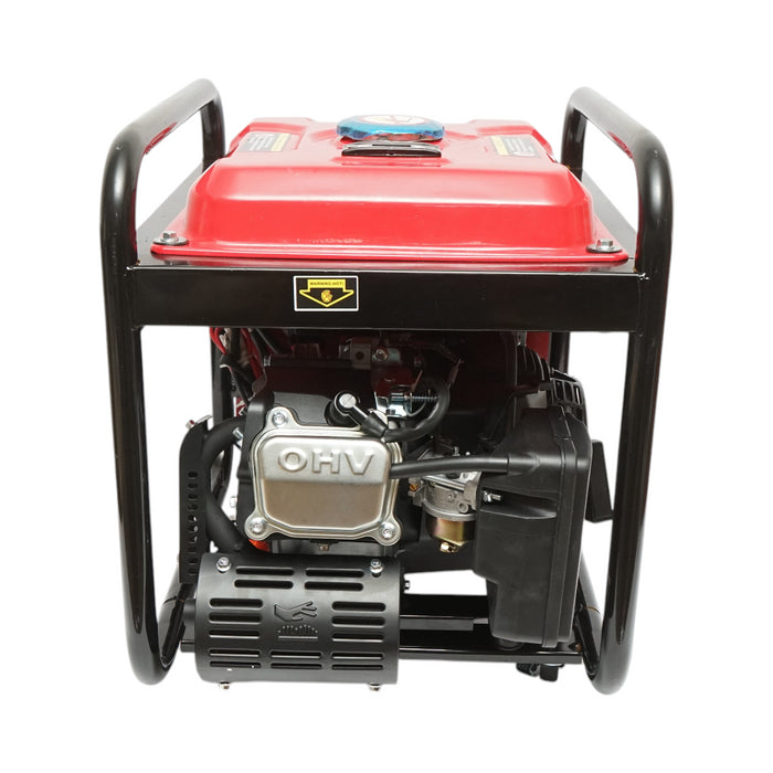 Saldatrice 160A con generatore elettrico 5KW/220V, motore a benzina 13 HP, avviamento manuale Breckner Germany