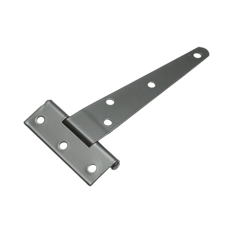 Cerniera a T per cancelli, 70x151 mm, acciaio nero, viti incluse