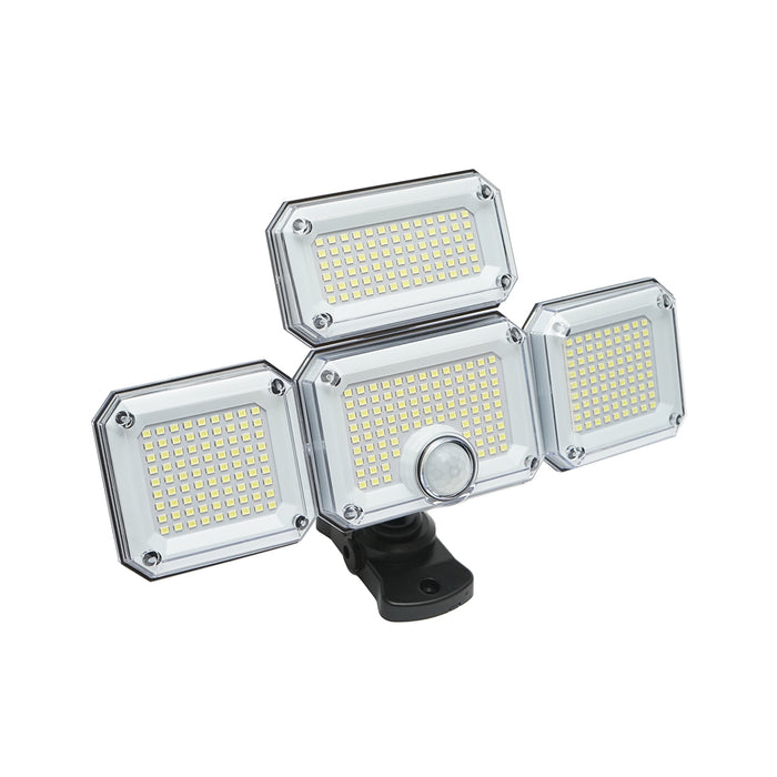 Lampada LED da 8W con pannello solare telecomandato e batteria da 2400mAh, IP65