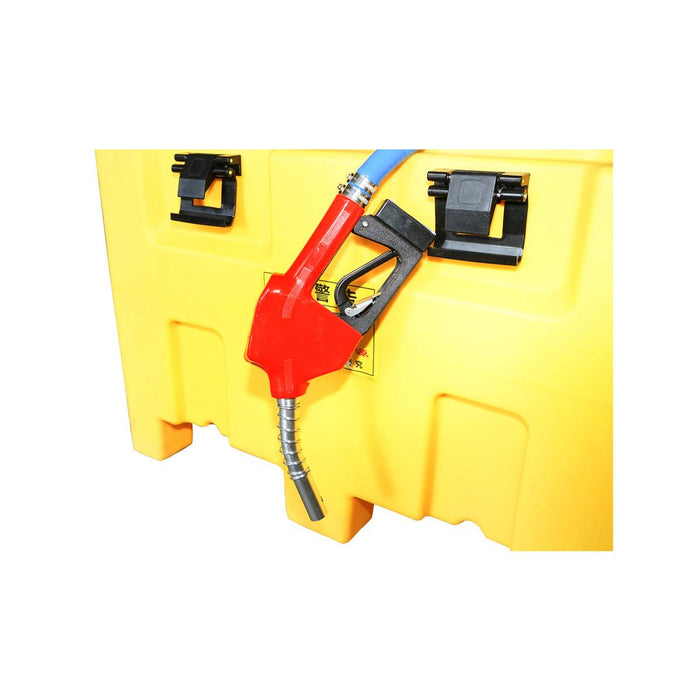Serbatoio per Carburante Portatile, Serbatoio per gasolio da 220 Litri con impianto di trasferimento 12V/200W, Portata 60 L/min.