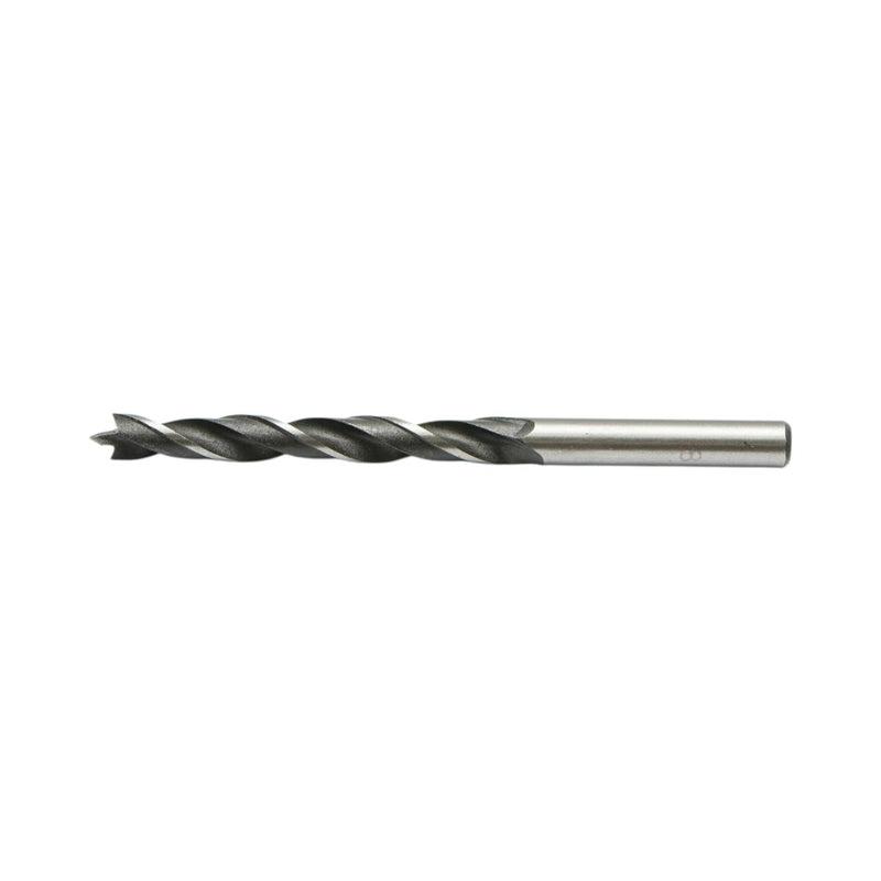 Set di 5 punte elicoidali per legno in acciaio HCS (4–10 mm) con attacco cilindrico Breckner Germany
