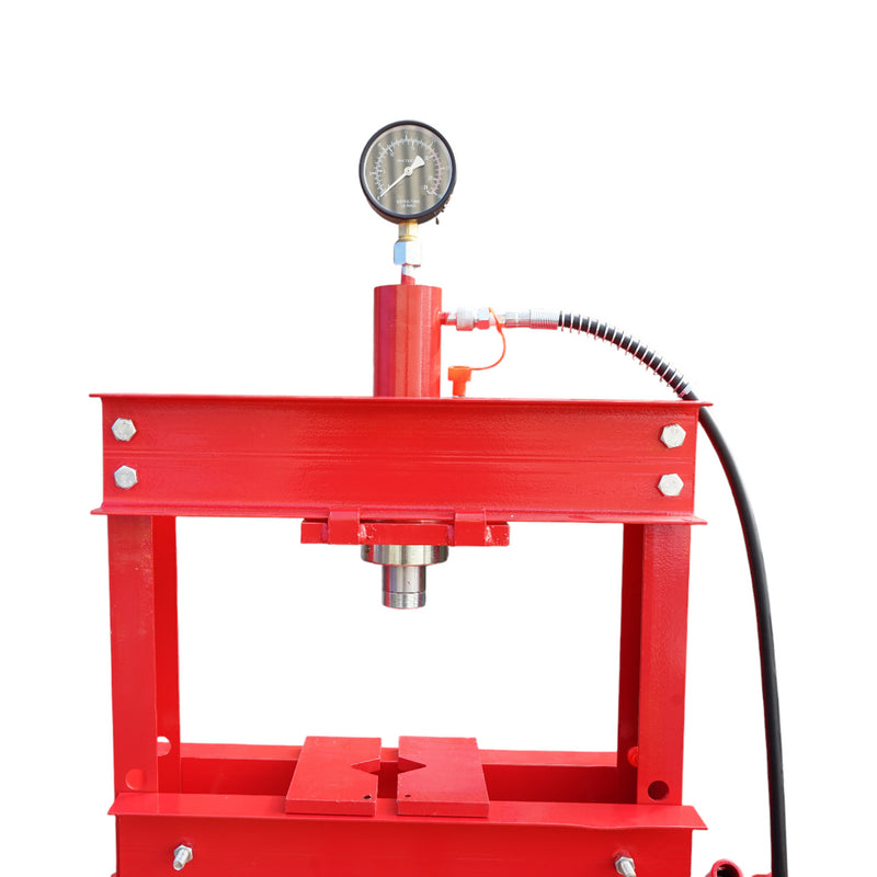 Pressa idraulica 20T, apertura regolabile 0-900mm, corsa pistone 0-130mm