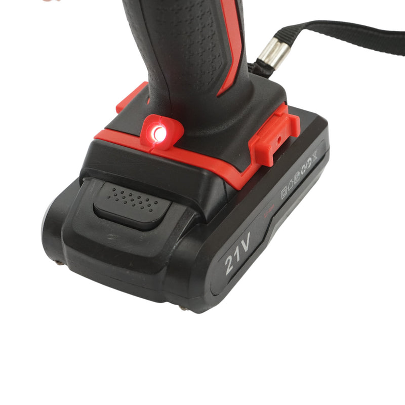 Avvitatore e trapano con 2 batterie al litio 21V/1,5Ah, coppia 29Nm, mandrino da 10mm, velocità 0-1350rpm Breckner Germany