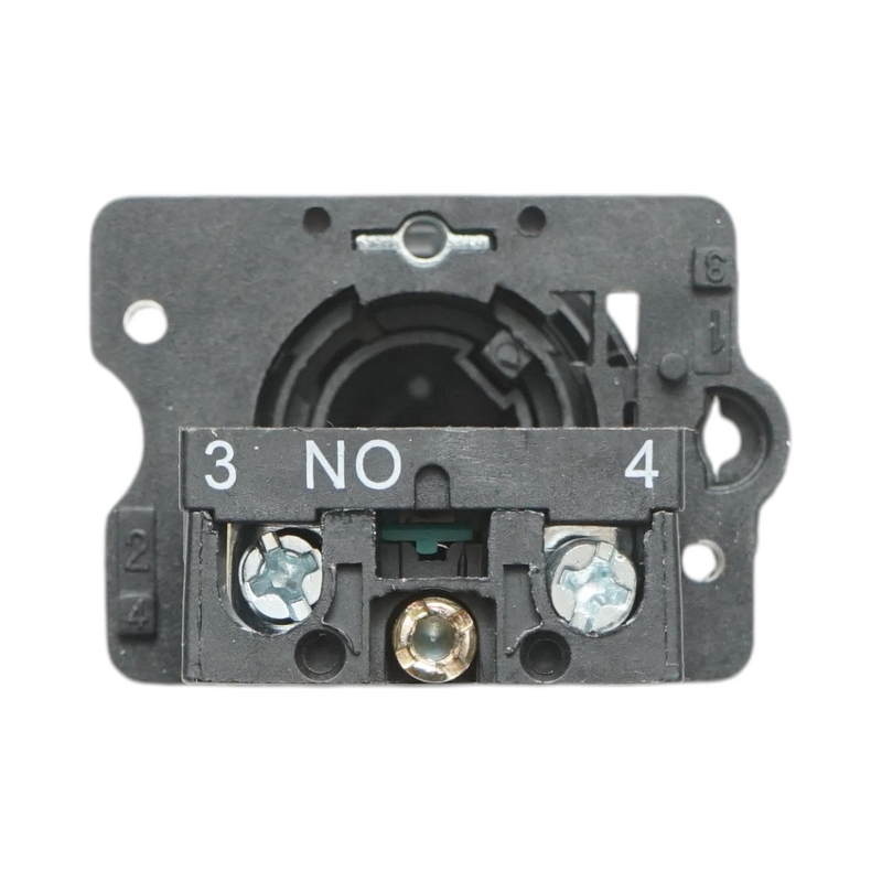Pulsante nero momentaneo, 1NO, 400V/10A LAY5 Breckner Germany